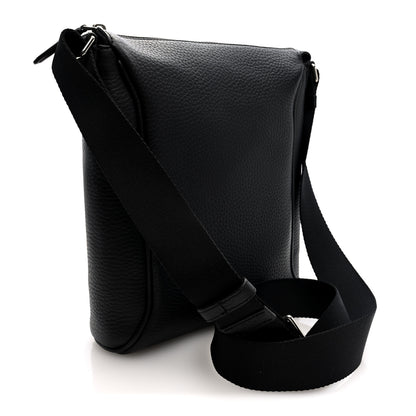 Mulberry Heavy Grain Small Urban Messenger Black 3 of 9