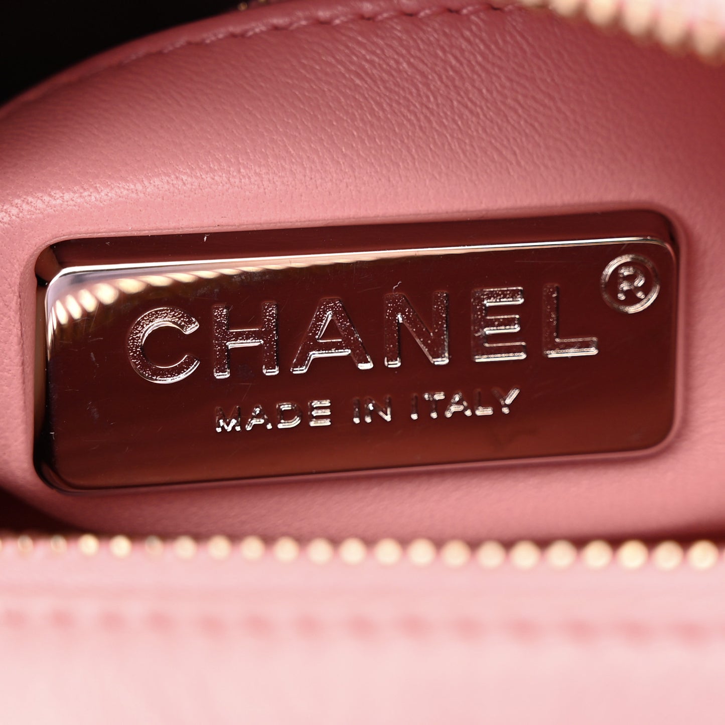 Snakeskin Small Gabrielle Hobo Pink