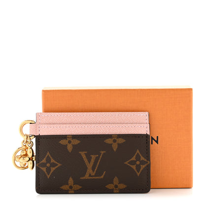 Louis Vuitton Monogram LV Charms Card Holder Rose Ballerine 7 of 7