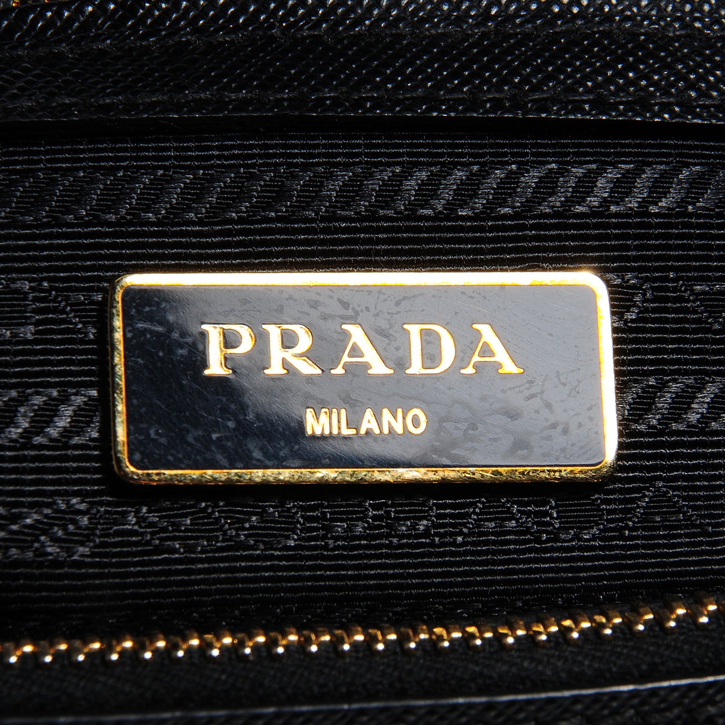 Saffiano Lux Small Double Zip Tote Nero Black
