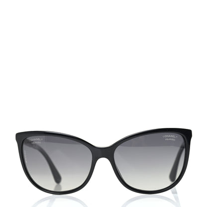 Chanel Cat Eye Chain Polarized Sunglasses 5352-Q Black 2 of 7