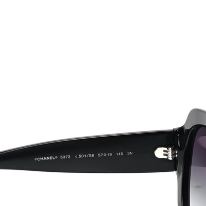 Chanel Acetate CC Sunglasses 5373 Black 4 of 6