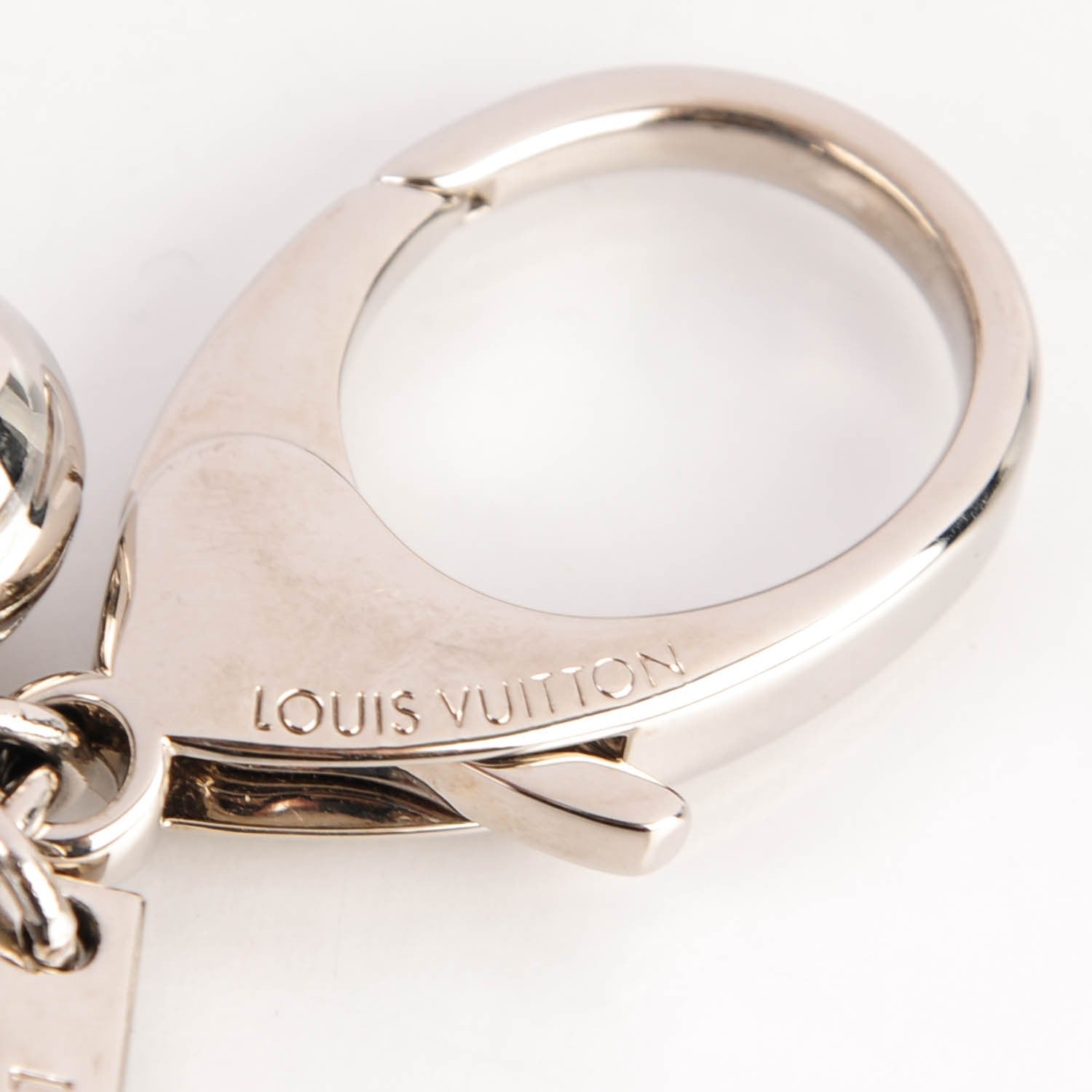 Louis Vuitton Mini Lin Croisette Bag Charm Black 2 of 4