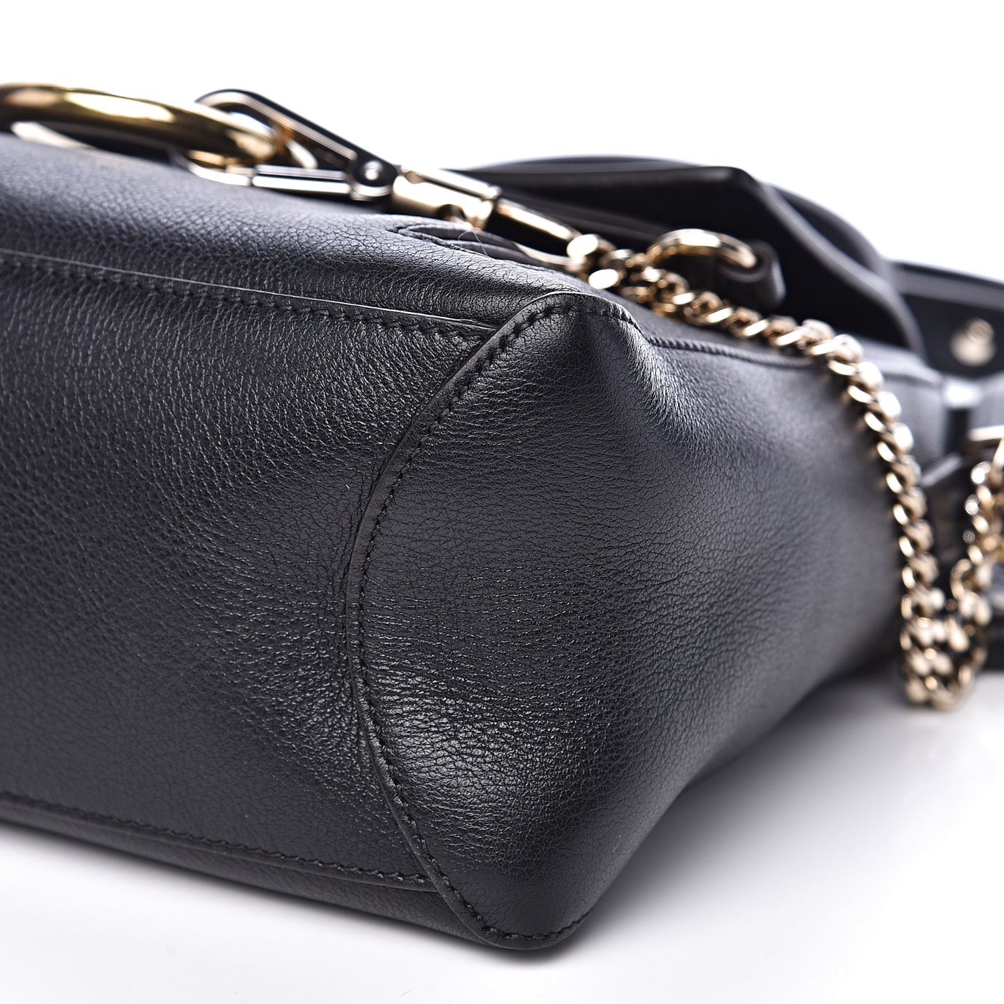 Calfskin Small Faye Day Shoulder Bag Black