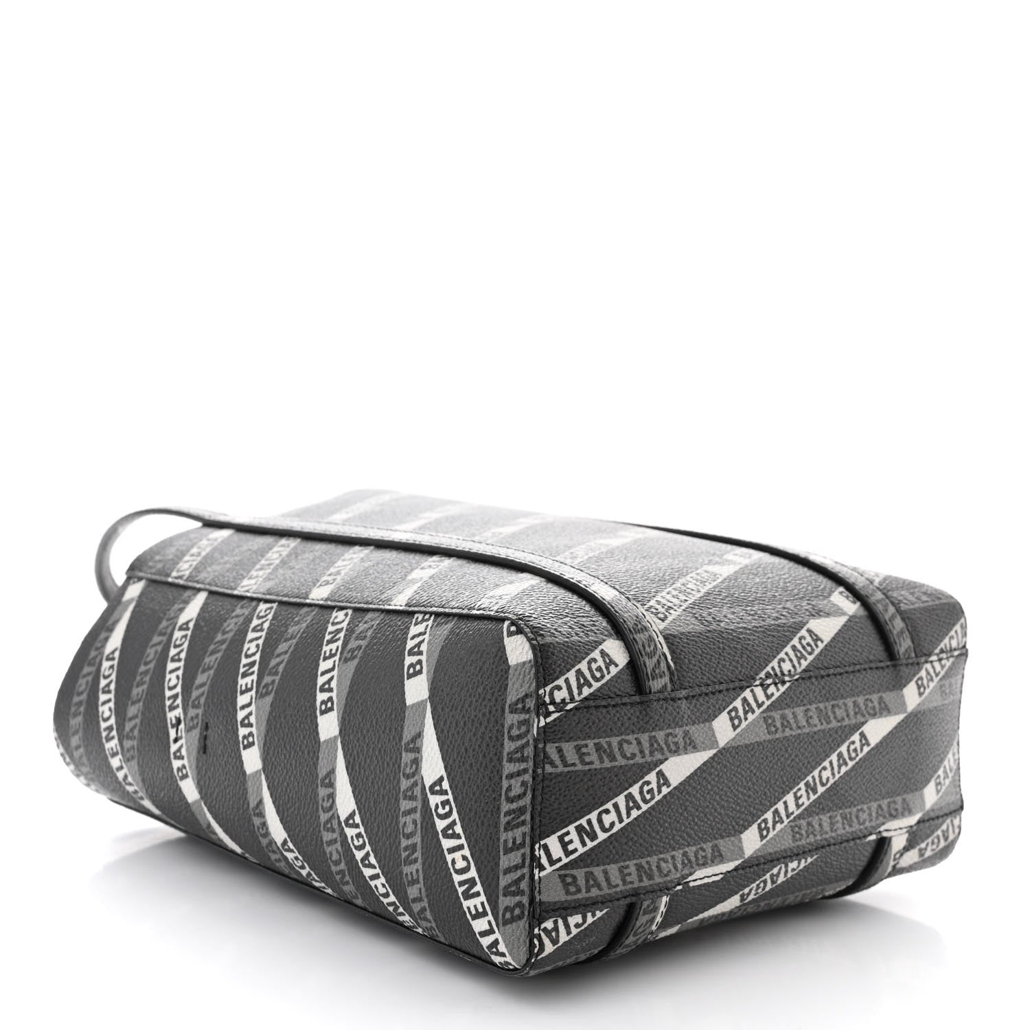 Balenciaga Coated Canvas Losange Monogram XXS Tote Black Grey 4 of 9