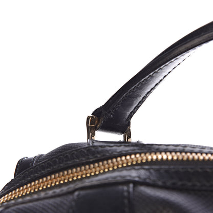 Burberry Calfskin Perforated Ellers Satchel Black 20 of 31
