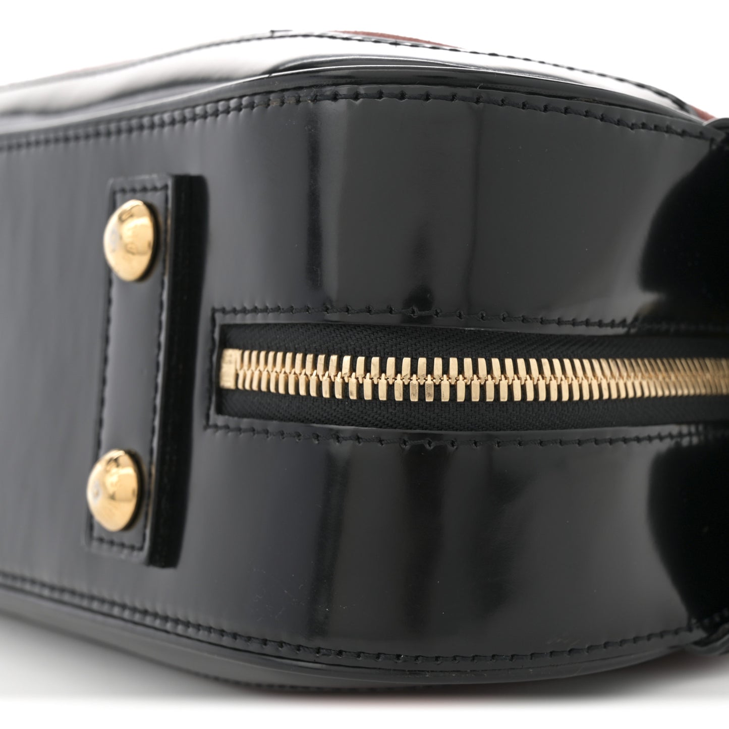Suede Stamped Alligator Embossed Havane Bowler PM  Brun