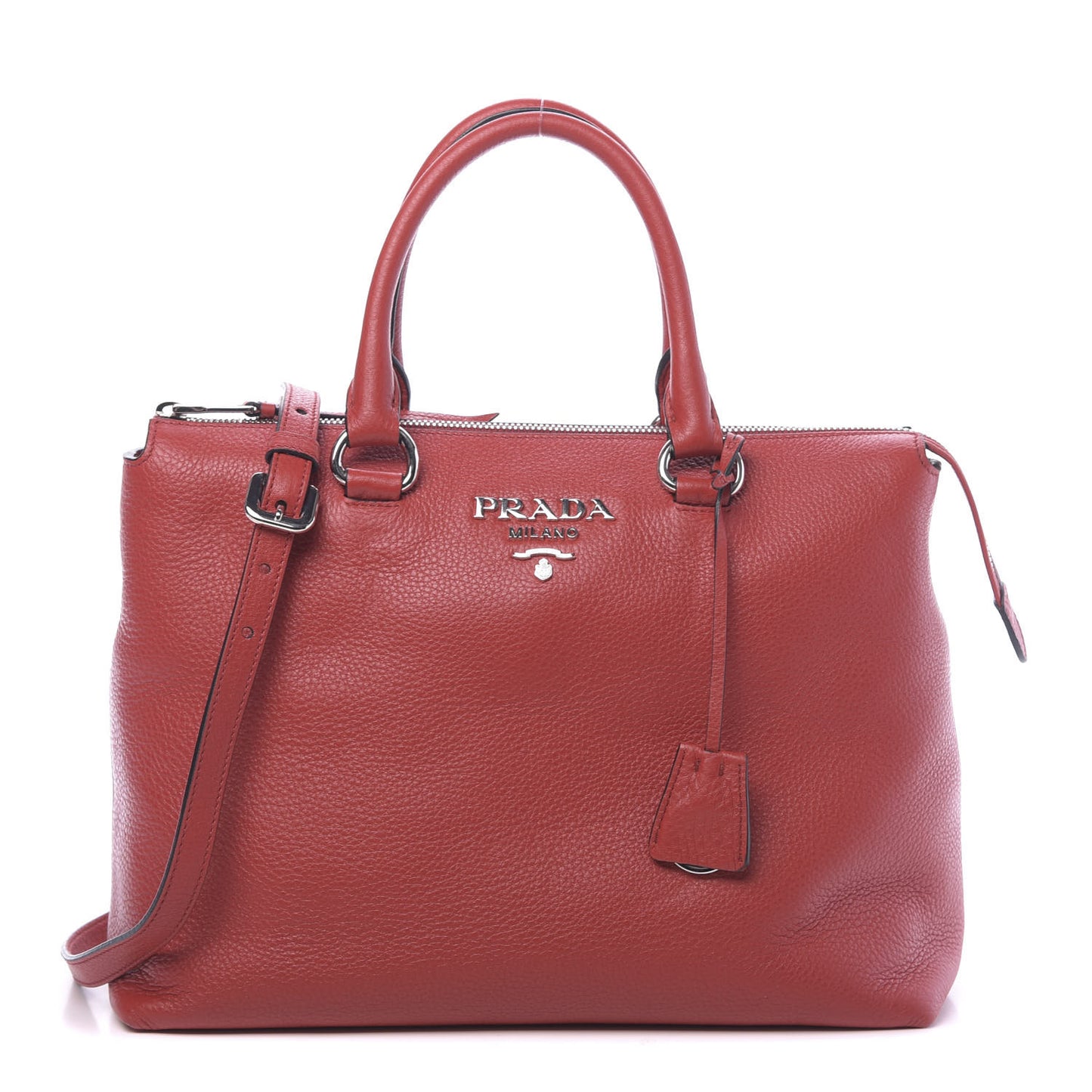 Vitello Daino Tote Rosso