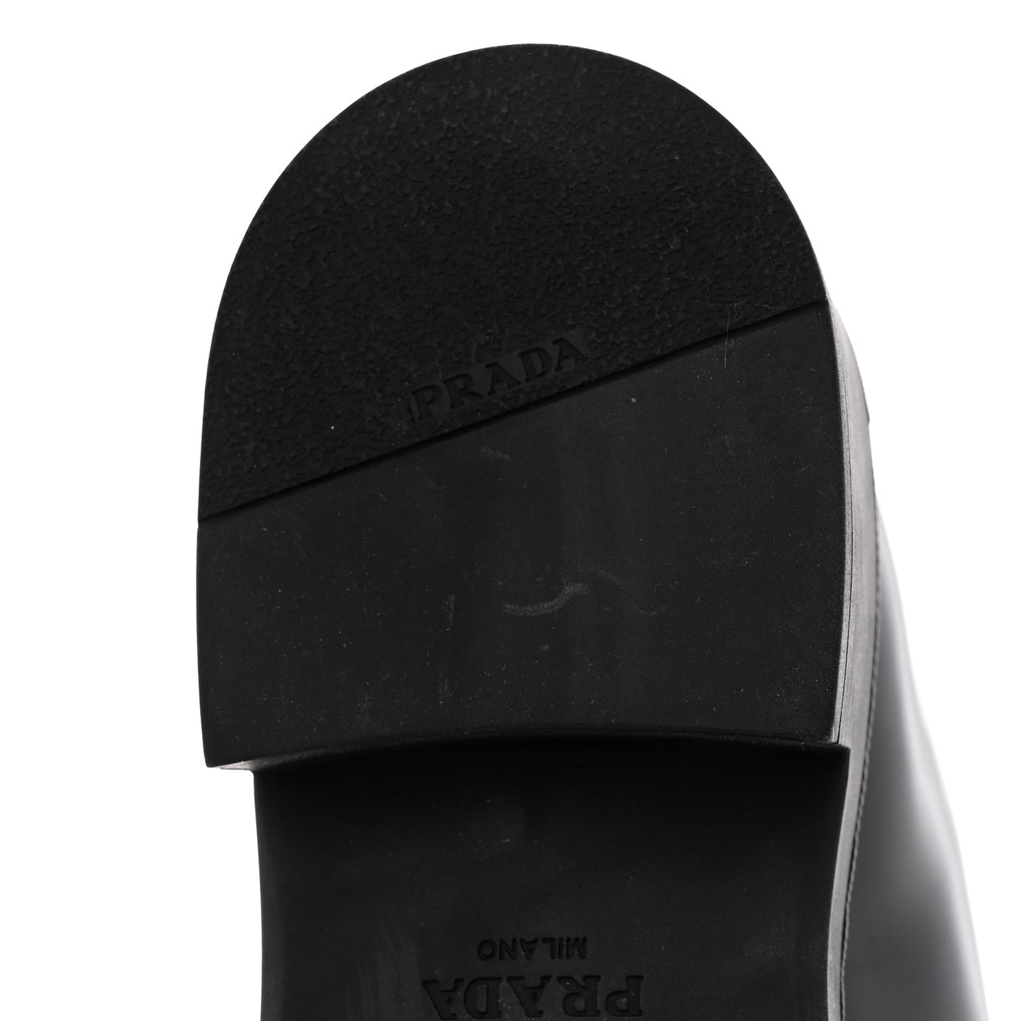 Spazzolato Metal Triangle Logo 50mm Loafers 40 Black