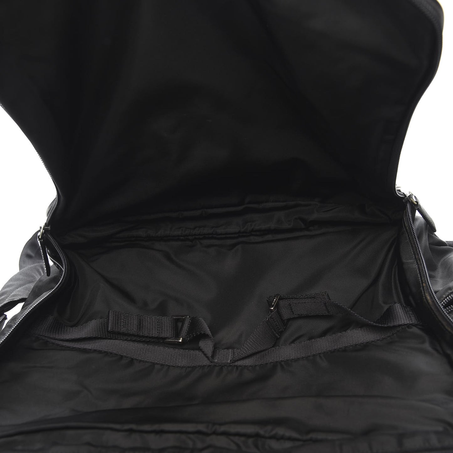 Tessuto Nylon Viaggio Travel Bag Black