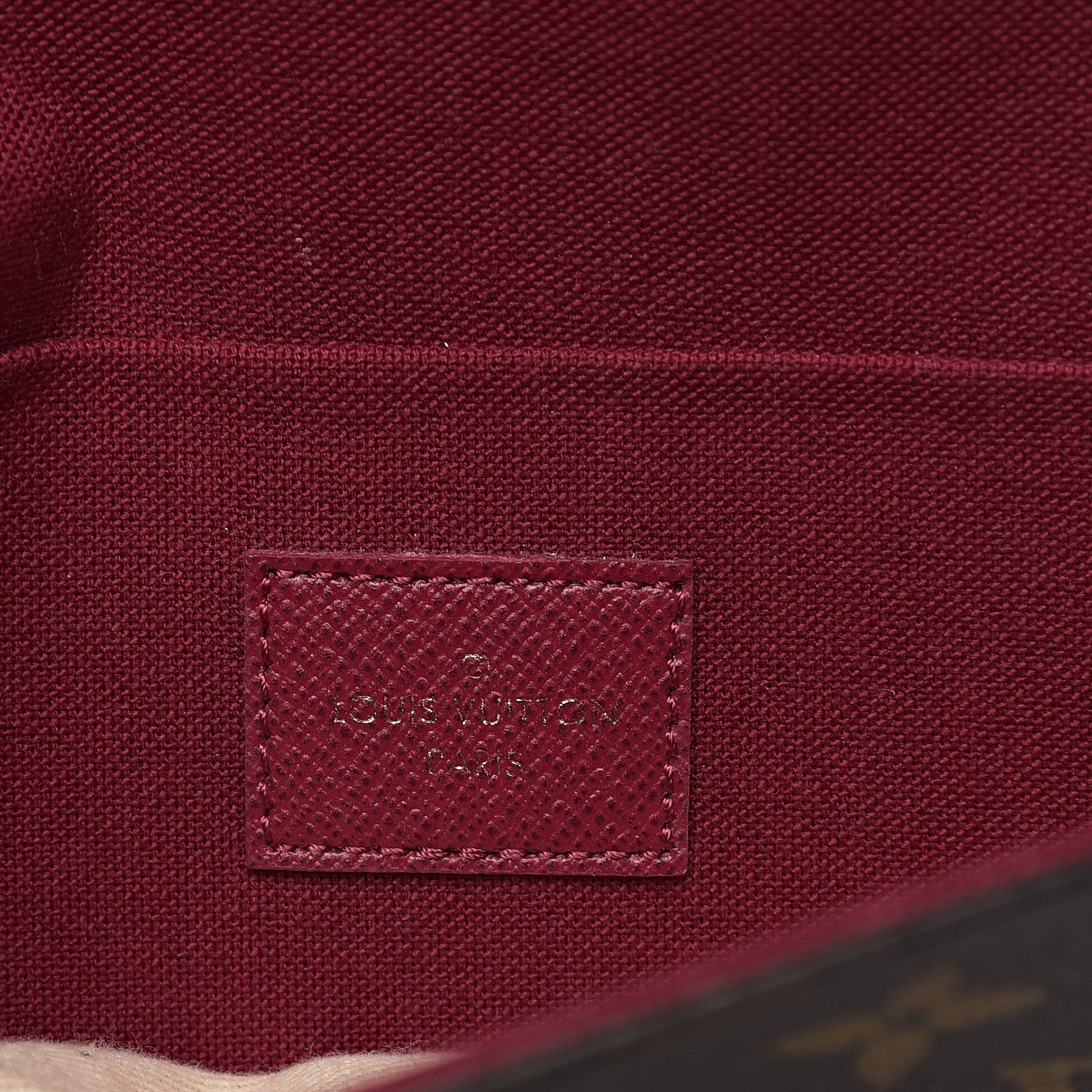 Louis Vuitton Monogram Pochette Felicie Chain Wallet Fuchsia 5 of 7