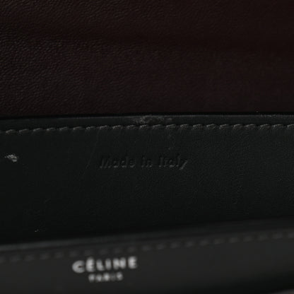 Celine Suede Small Case Chain Flap Grey 9 of 12