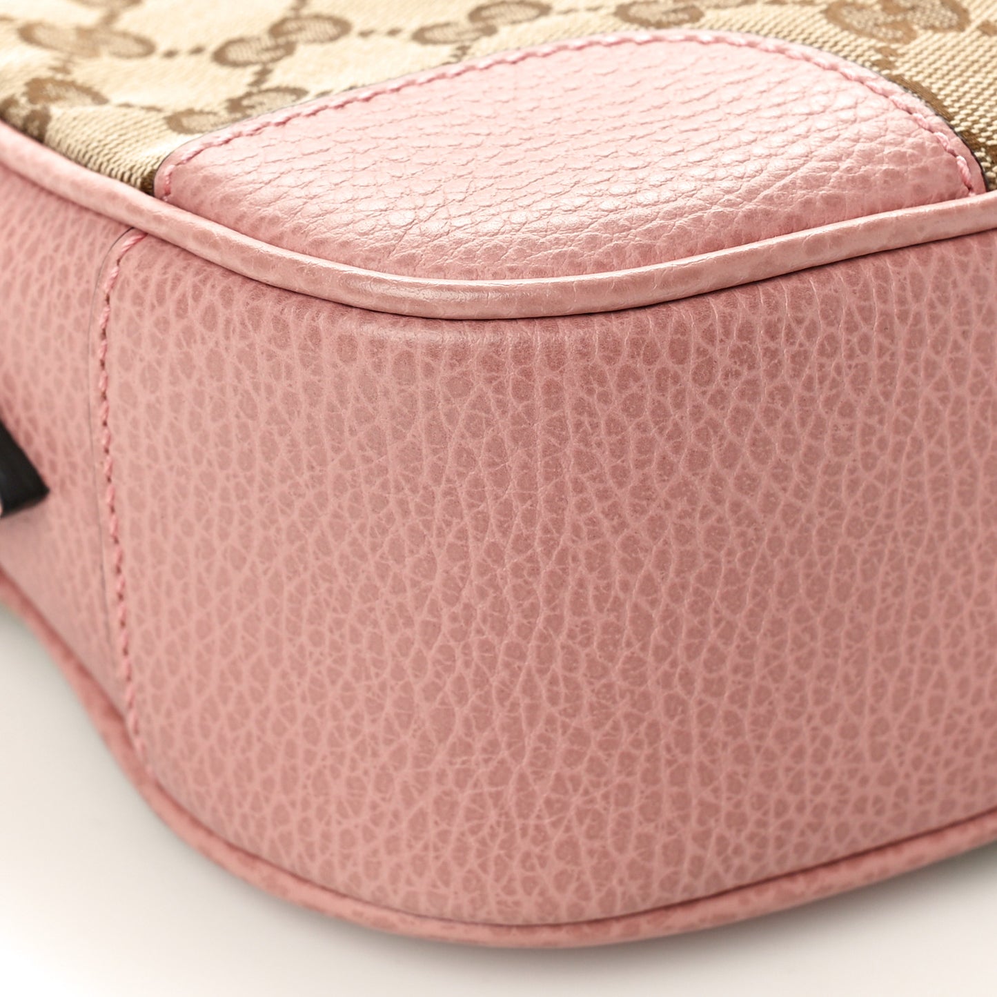 Monogram Mini Bree Messenger Bag Beige Soft Pink