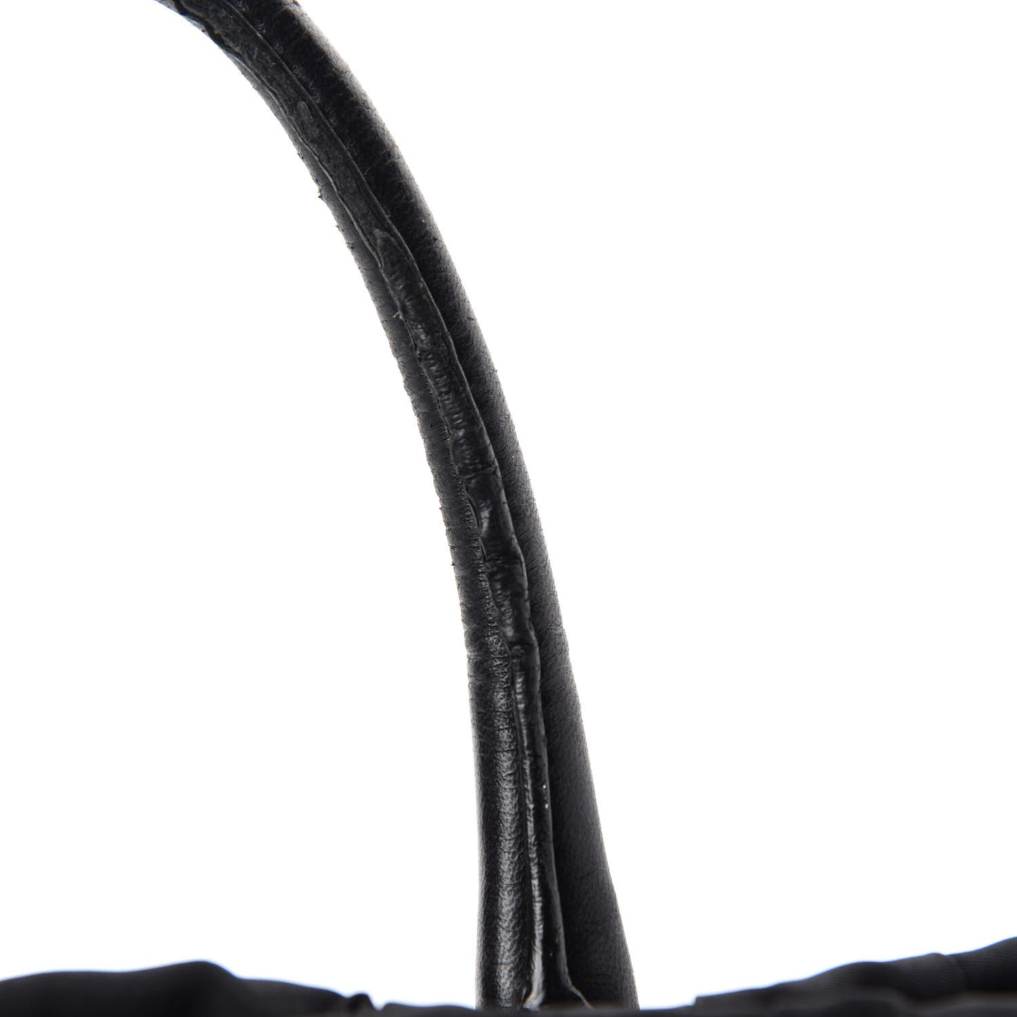 Tessuto Nylon Gaufre Drawstring Tote Black