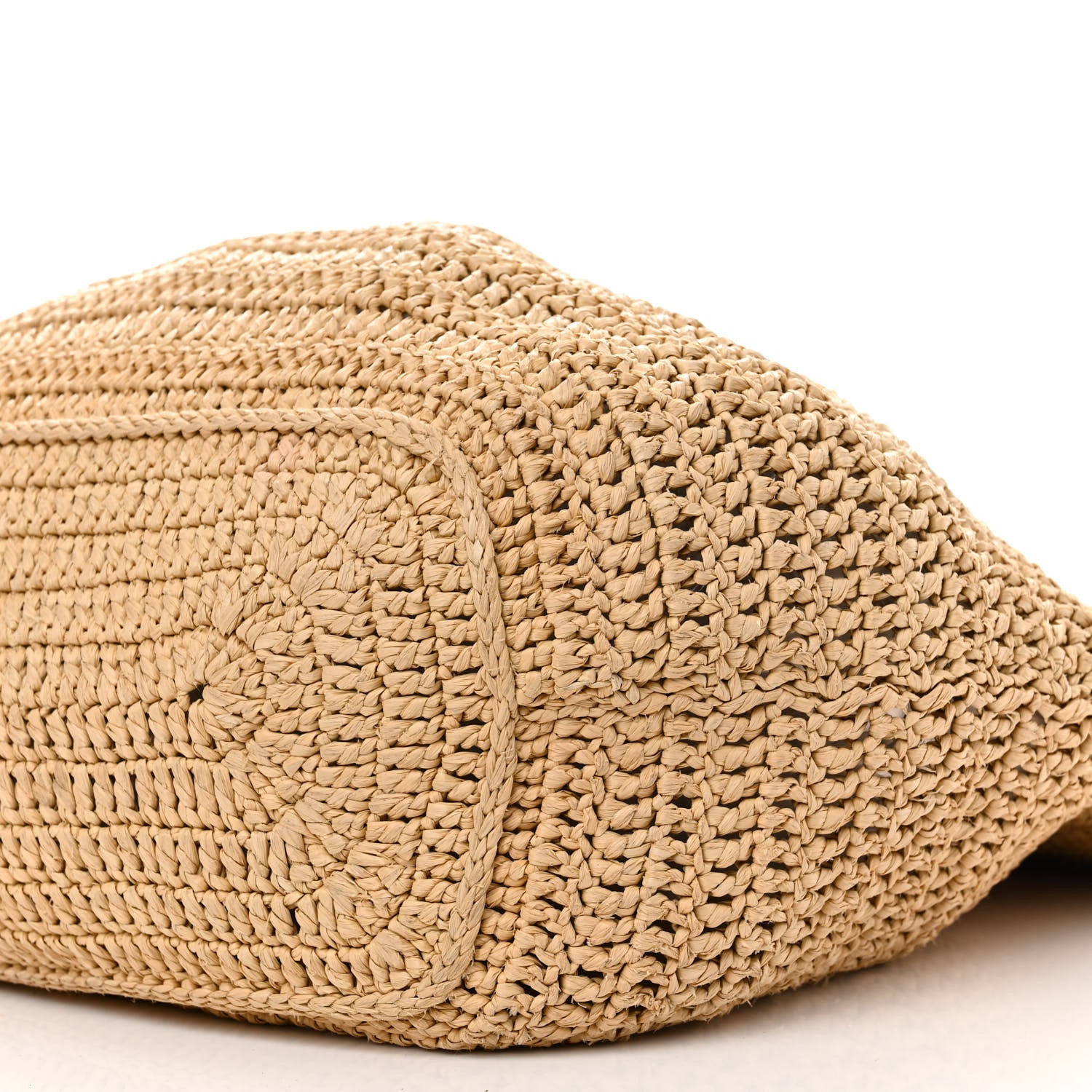 Saint Laurent Raffia Rive Gauche Tote Natural 10 of 10