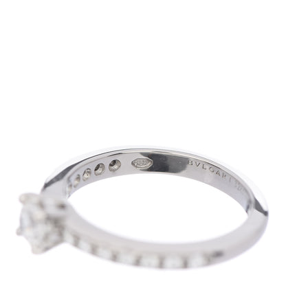 Bulgari Platinum Diamond .30ct Griffe Solitaire Engagement Ring 49 4.75 7 of 8