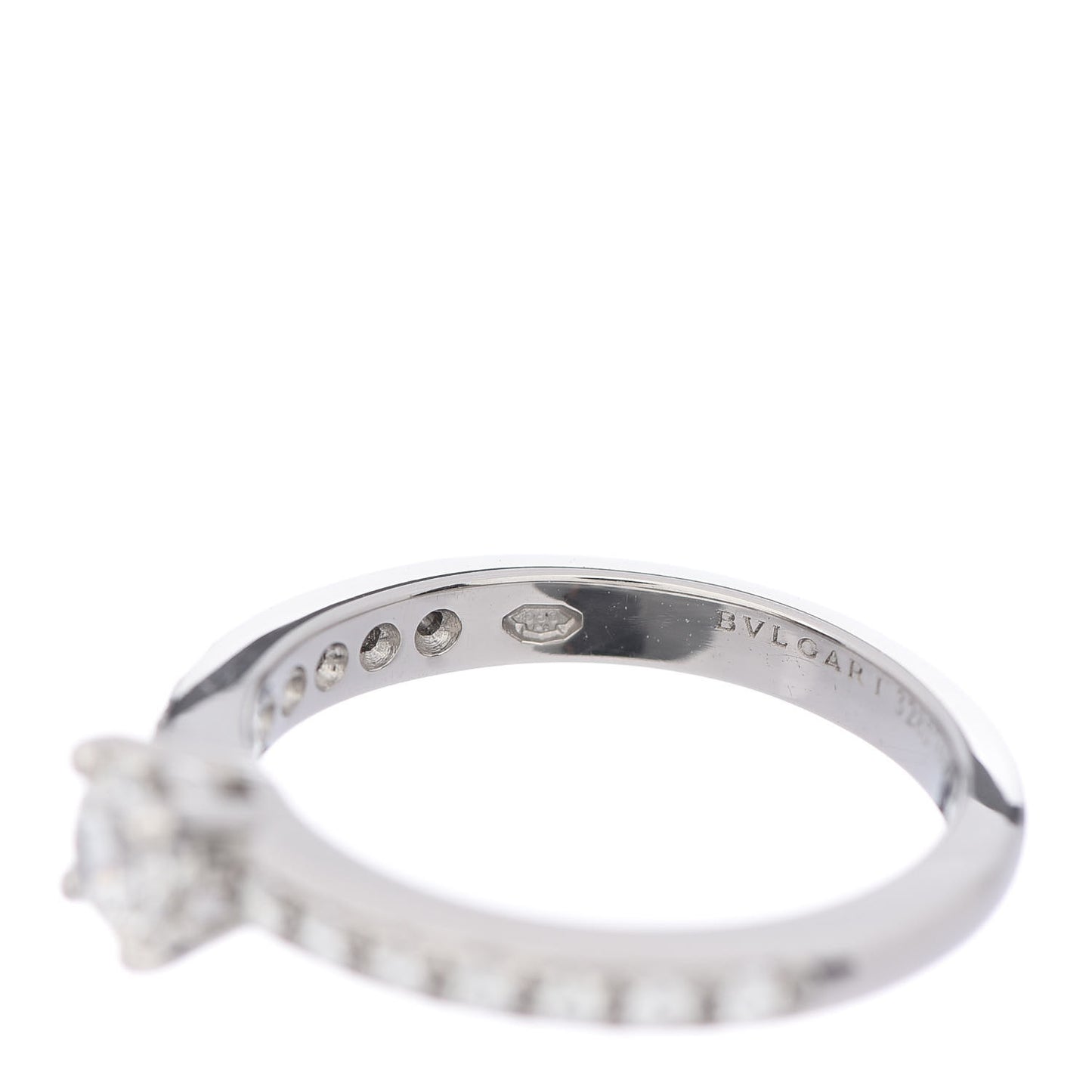 Platinum Diamond .30ct Griffe Solitaire Engagement Ring 49 4.75