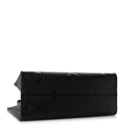 Louis Vuitton Empreinte Monogram Giant Onthego MM Black 4 of 11