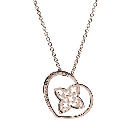 Louis Vuitton 18K Rose Gold Coeur Heart Pendant Necklace 6 of 6