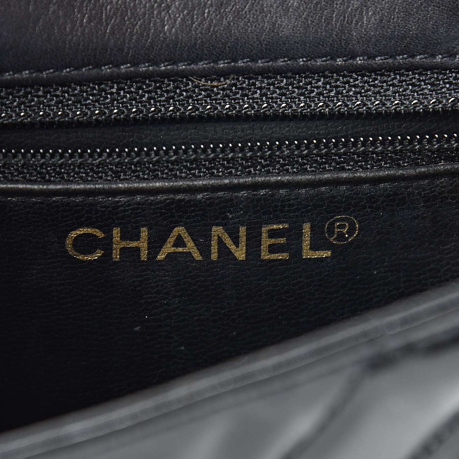 Chanel Patent Chevron Quilted Belt Bag 80 32 Black 7 of 24