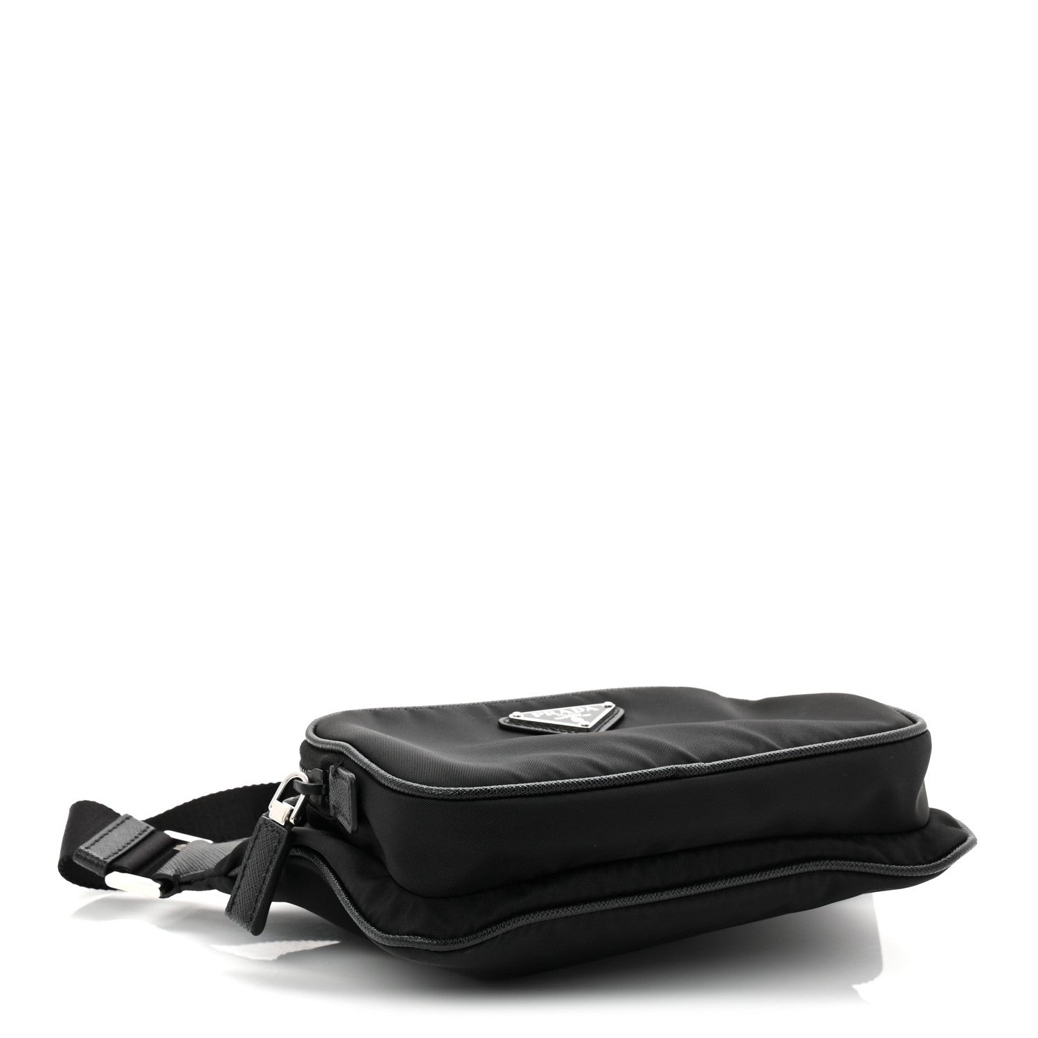 Prada Re-Nylon Saffiano Belt Bag Black 4 of 10