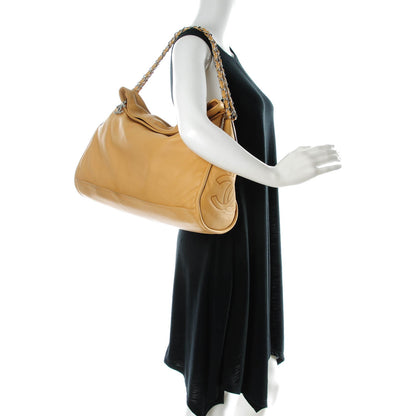 Chanel Lambskin Large Ultimate Soft Tote Beige 2 of 7