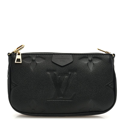 Louis Vuitton Empreinte Monogram Giant Multi Pochette Accessories Small Pochette Black 1 of 8