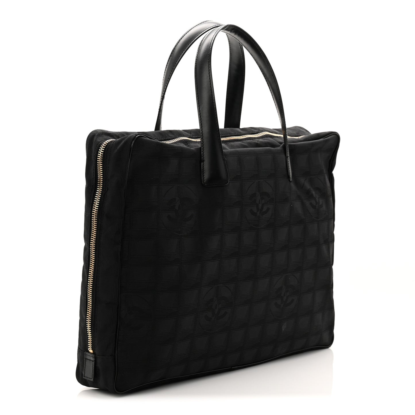 Nylon Travel Briefcase Black