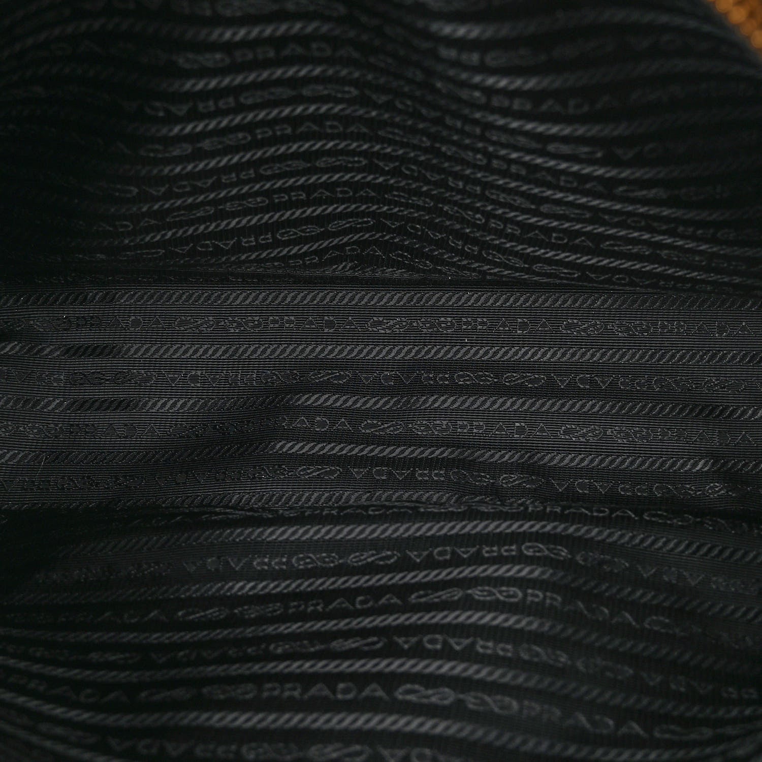 Prada Glace Calfskin Embossed Logo Tote Black 6 of 11