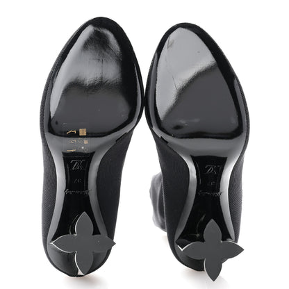Louis Vuitton Stretch Fabric Silhouette Ankle Boots 37 Black 5 of 7