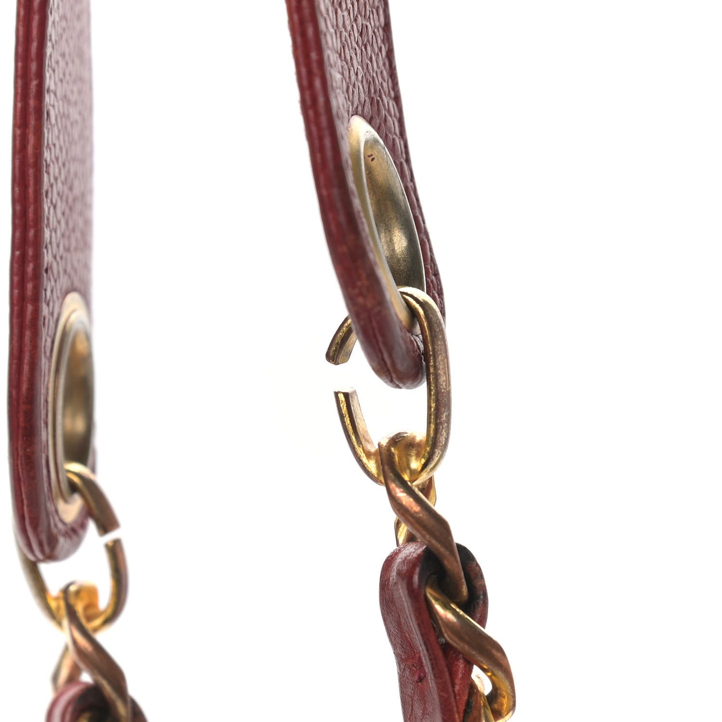 Caviar Perforated CC Tote Red
