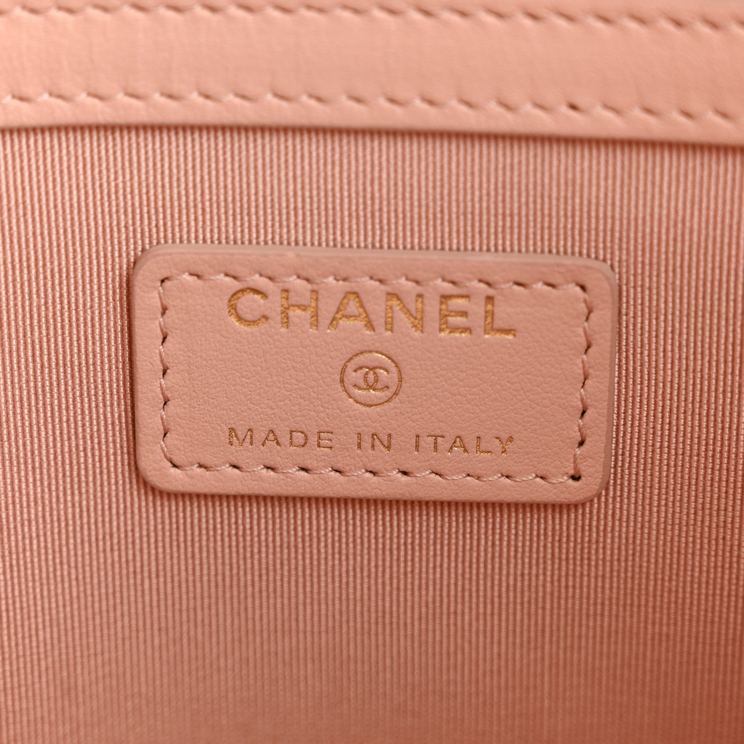 Chanel Goatskin Large Chanel 19 Pouch Pink 6 of 9