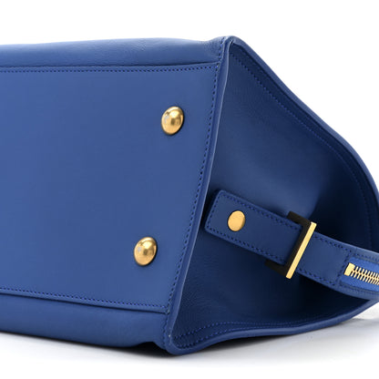 Saint Laurent Calfskin Small Classic Y Cabas Royal Blue 9 of 16