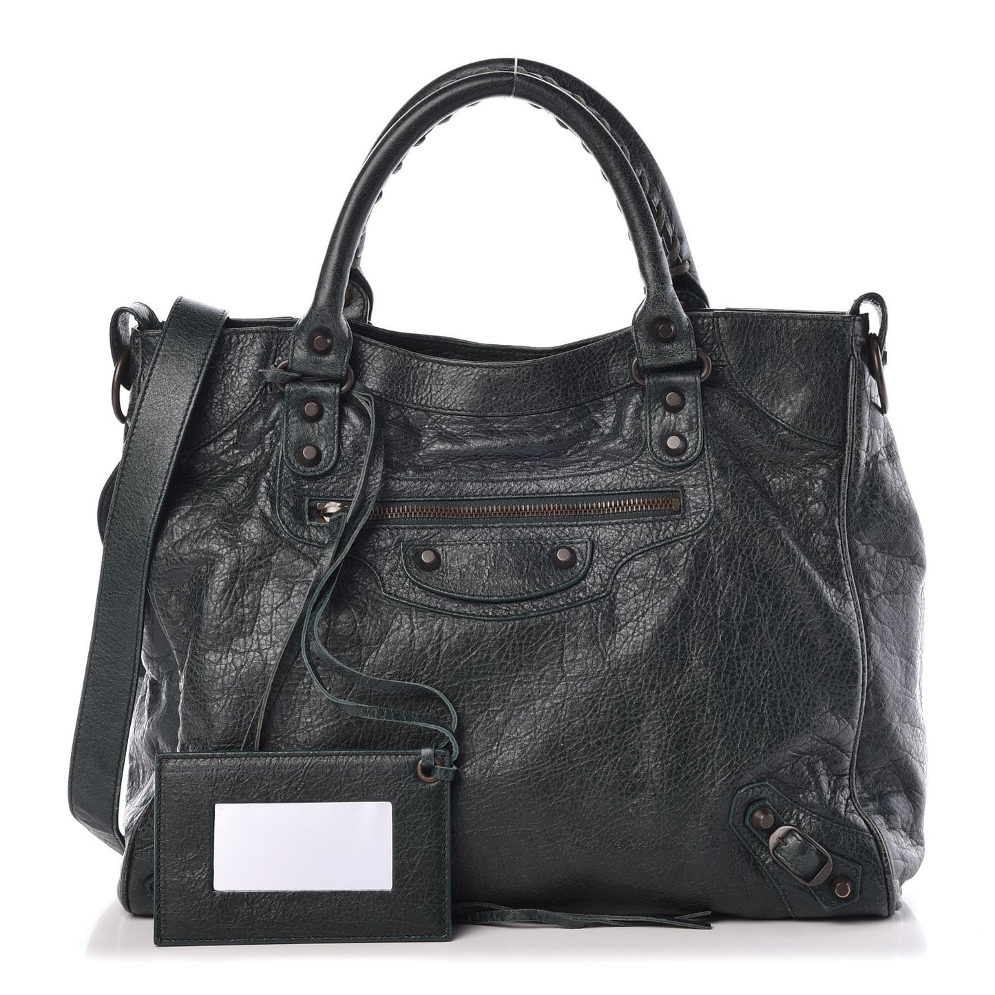 Agneau Classic Hardware Velo Poker Fonce