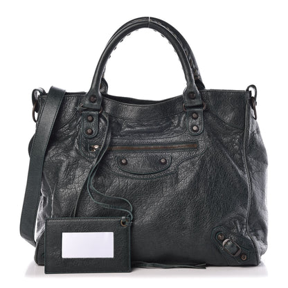 Balenciaga Agneau Classic Hardware Velo Poker Fonce 1 of 7