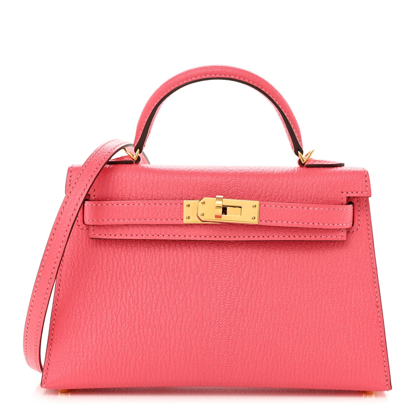 Chevre Mysore Mini Kelly Sellier 20 Rose Lipstick