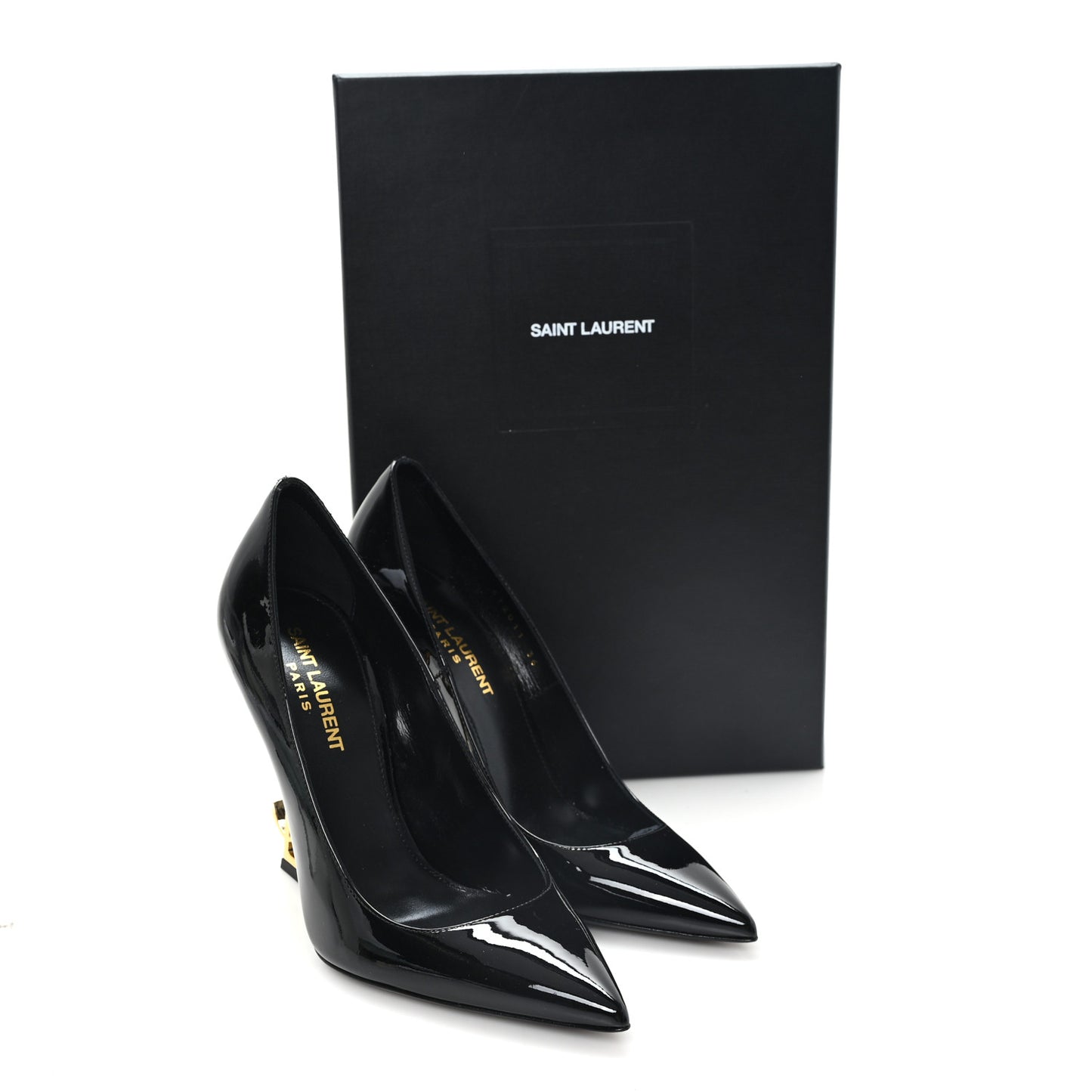 Patent Opyum 110 Pumps 36 Black Gold 36 Black Gold
