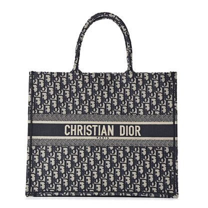 Christian Dior Oblique Book Tote Blue Multicolor 1 of 11