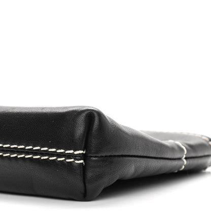 Chanel Lambskin Lax Pochette Black 10 of 12
