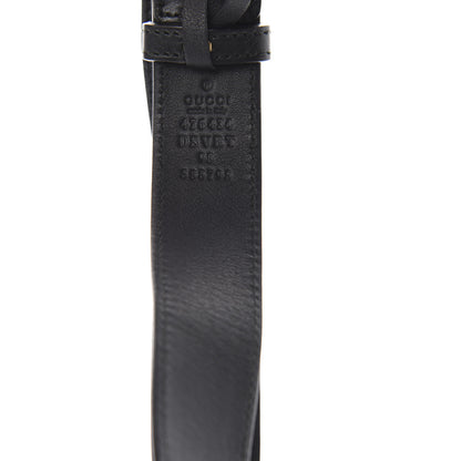 Gucci Calfskin Matelasse GG Marmont Belt Bag 95 38 Black 11 of 12