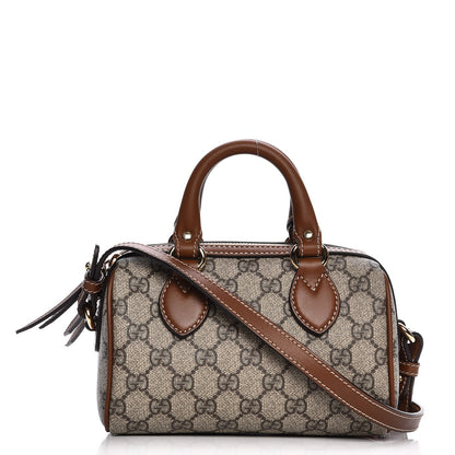 Gucci GG Supreme Monogram Mini Boston Beige Tuscany 1 of 7
