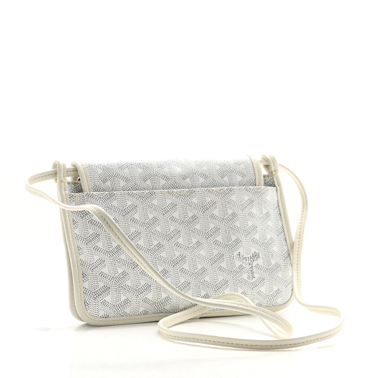 Goyard Goyardine Plumet Wallet Clutch White 3 of 9