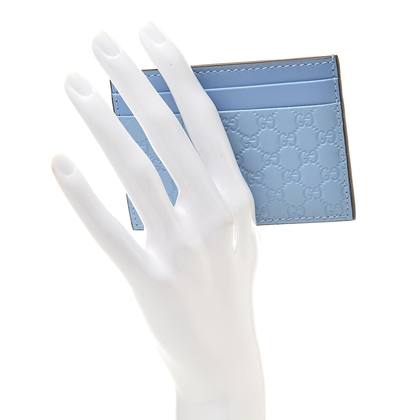 Microguccissima Card Holder Mineral Blue