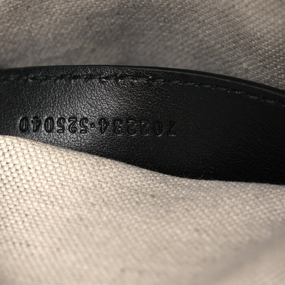 Gucci Calfskin GG Matelasse Shoulder Bag Black Natural 7 of 11