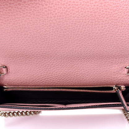 Gucci Dollar Calfskin Medium Betty Chain Wallet Soft Pink 5 of 11