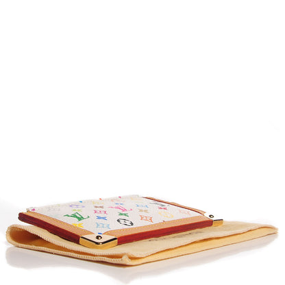 Louis Vuitton Monogram Multicolor Key Pouch White 4 of 7