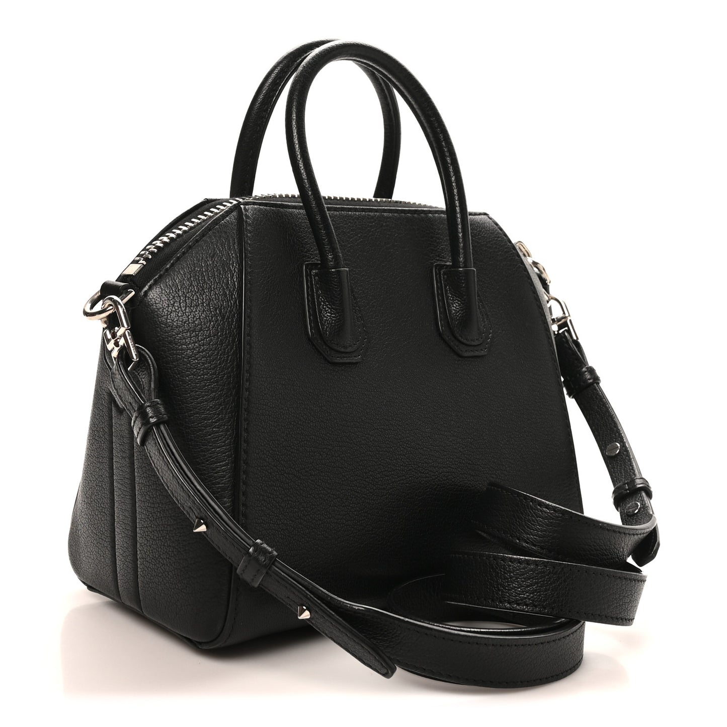 Sugar Goatskin Mini Antigona Black