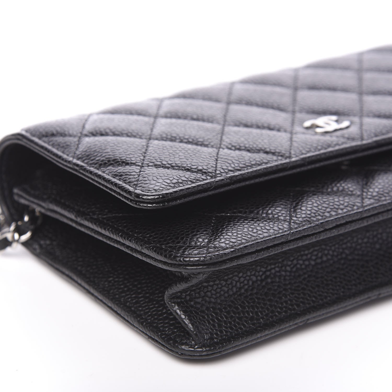 Chanel Caviar Quilted Wallet On Chain WOC Black 8 of 10