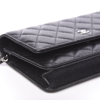 Chanel Caviar Quilted Wallet On Chain WOC Black 8 of 10