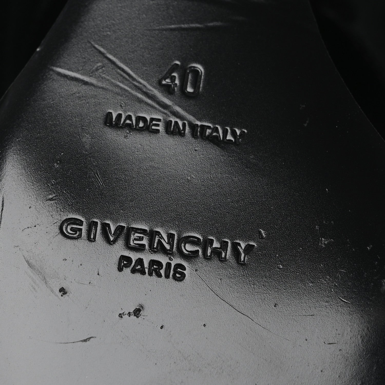 Givenchy Calfskin Shark Lock Ankle Boots 40 Black 7 of 12